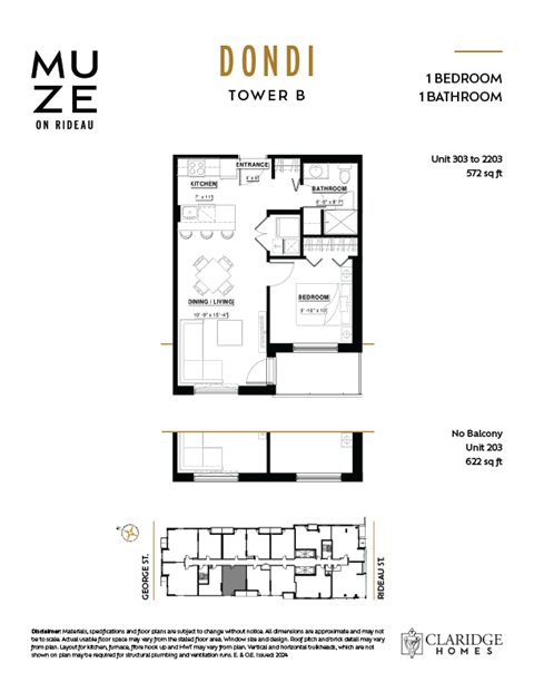 the third level floor plan of tower b condos